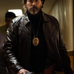 Cary Elwes Dead Mans Wire Brown Leather Jacket